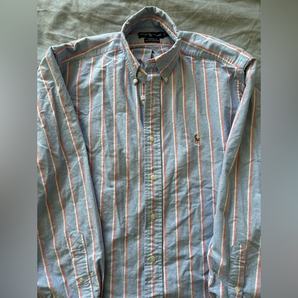 Ralph Lauren Yarmouth Striped Button Down Shirts - Picture 7 of 8